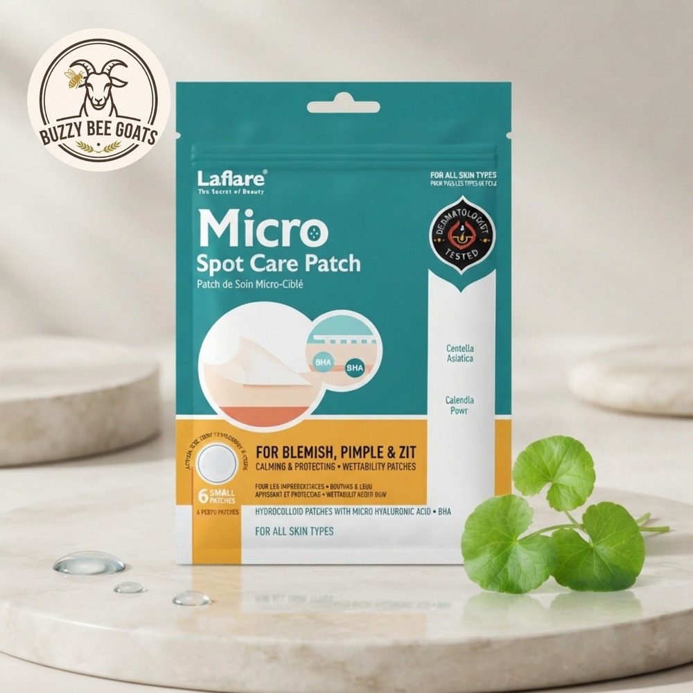 Laflare Micro Spot Care Hydrocolloid Acne Patch w/ Self-Dissolving Microdarts